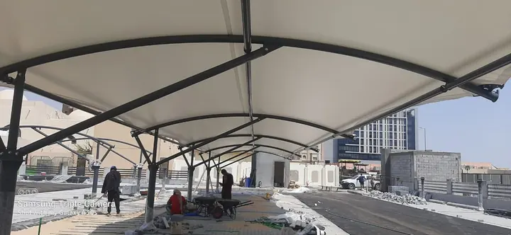 Retal Car parking shades — PVDF — TMSI